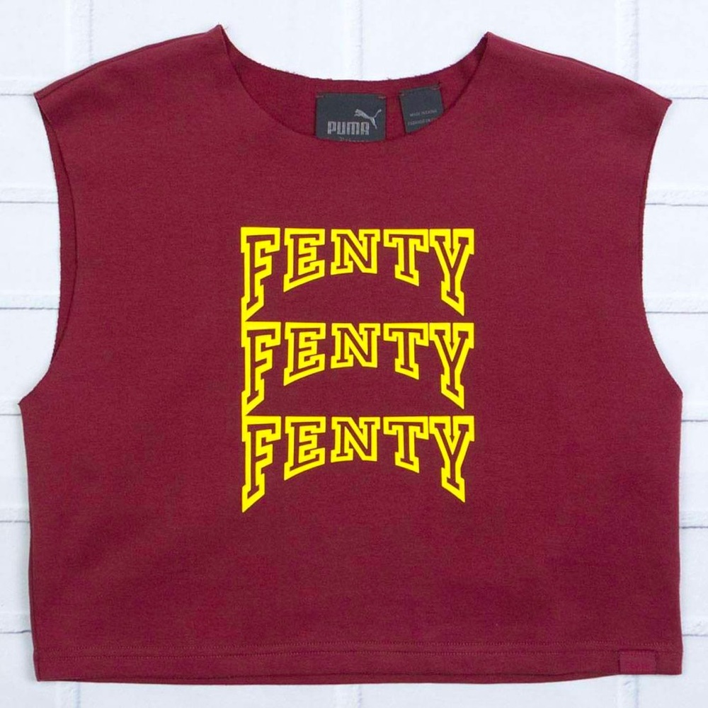 PUMA X FENTY BY RIHANNA WOMEN SLEEVELESS CROP TEE